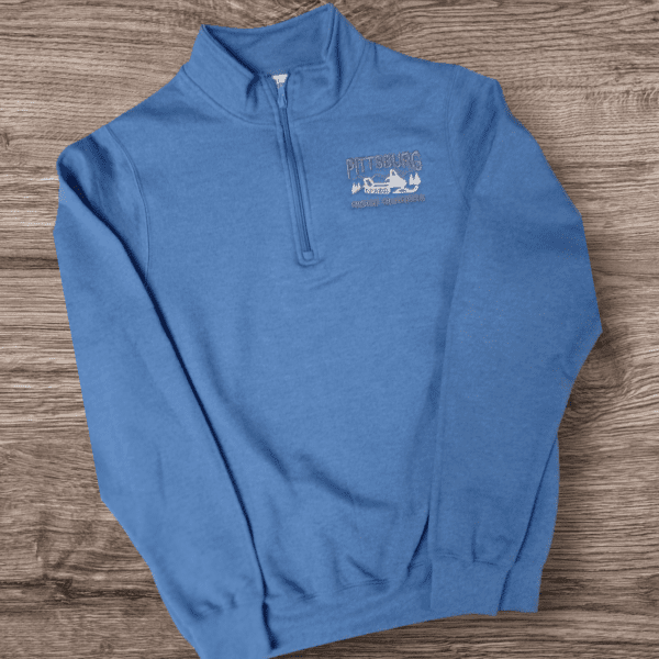 1/4 Zip Sweatshirt with embroidered logo