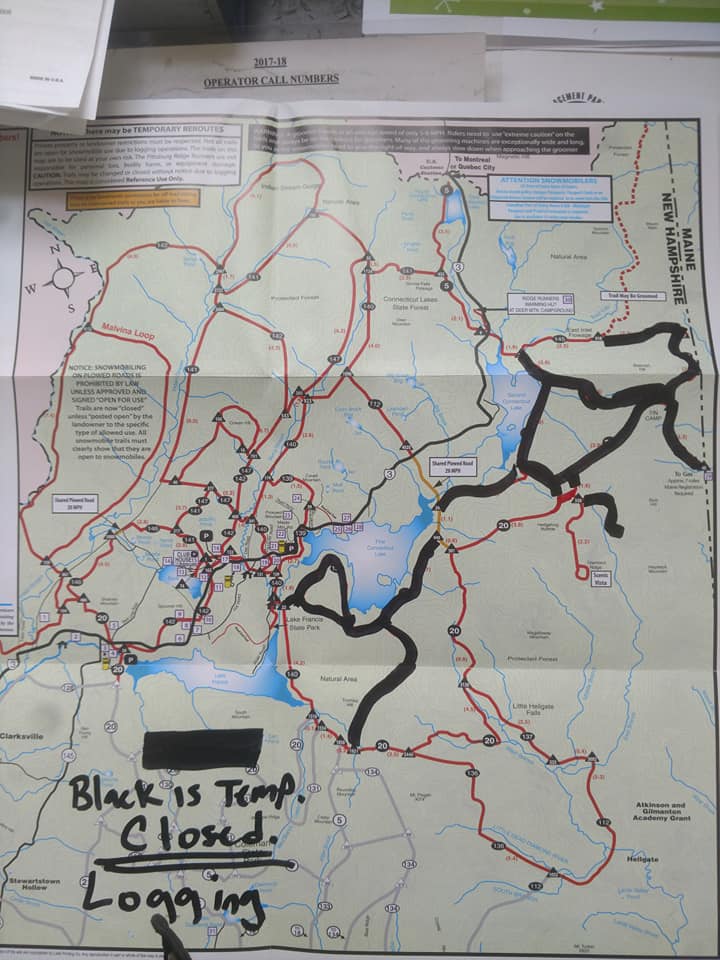 new hampshire snowmobile trail map